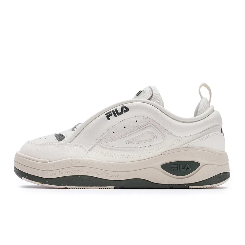 FILA MIX 2 Fashion Trend Slip Resistant Cushioning Abrasion Resistant Low top Skateboard Shoes Women's Early Snow