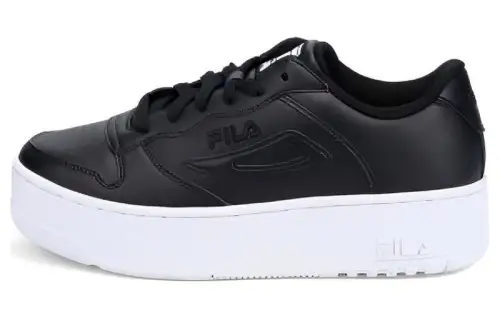 FILA FX 115 Abrasion Resistant Height Increasing Low top Skateboard Shoes Women's Black