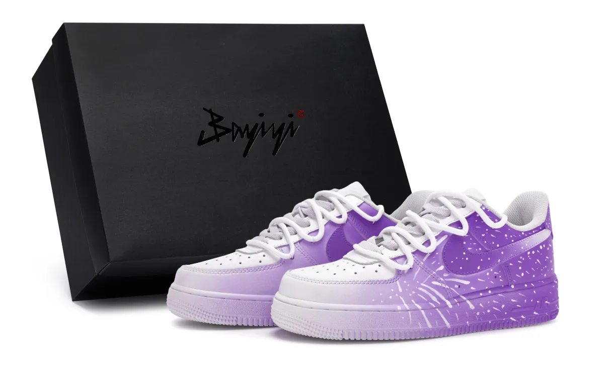 Nike Air Force 1 811 Manufacturing, Winter Fireworks Purple, Special Shoe Box Slip Resistant Abrasion Resistant