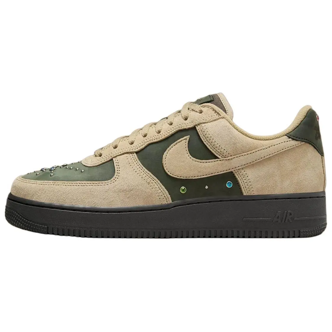 Nike Air Force 1 Low Dark Army Neutral Olive Gems Women's