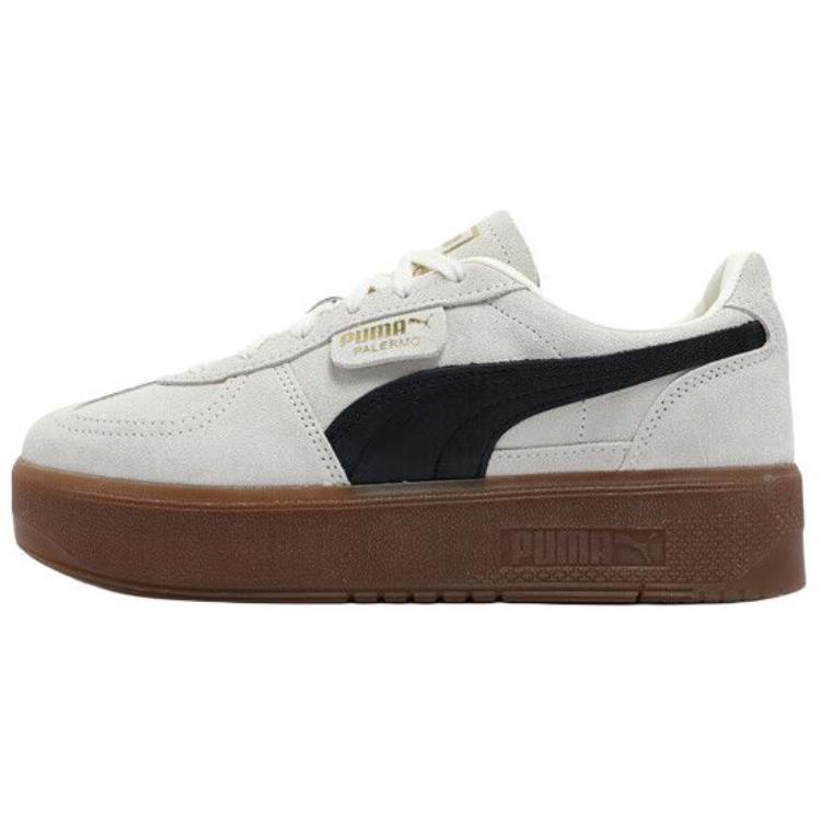 PUMA Palermo Abrasion Resistant Low top German Army Trainers Women's Ecru