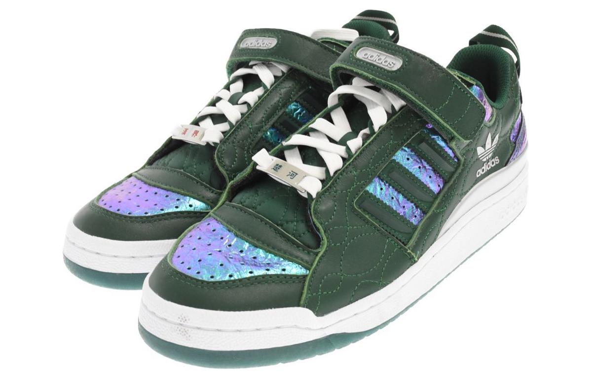 Кеды adidas originals FORUM Low (зеленые) — фото 2