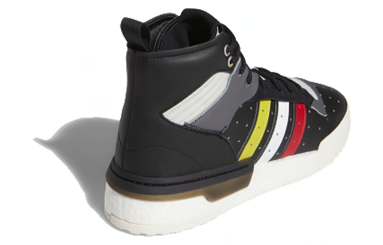 Мужские кроссовки adidas originals Rivalry Rm (черно-серо-белые) — фото 3