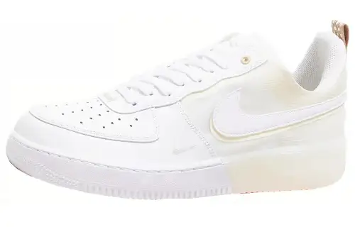 Nike Air Force 1 Split Textile, Split Cow Leather Casual Slip Resistant Cushioning Abrasion Resistant Lightweight
