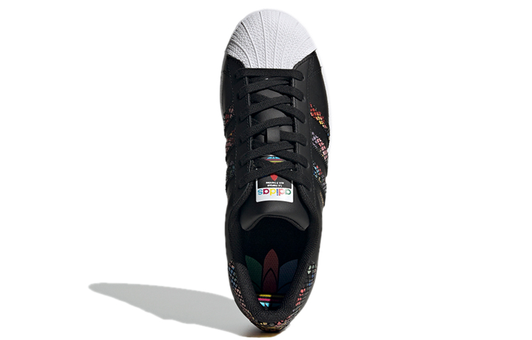 Женские кеды adidas originals Superstar (черные) — фото 5