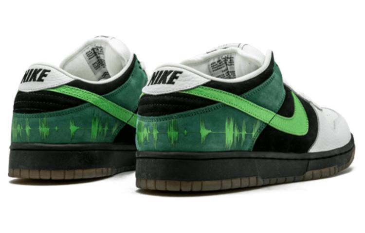 Кеды Nike Dunk SB C&K (бело-черно-зеленые) — фото 5