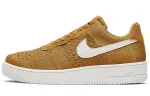 Nike Air Force 1 Flyknit 2.0 Gold Suede