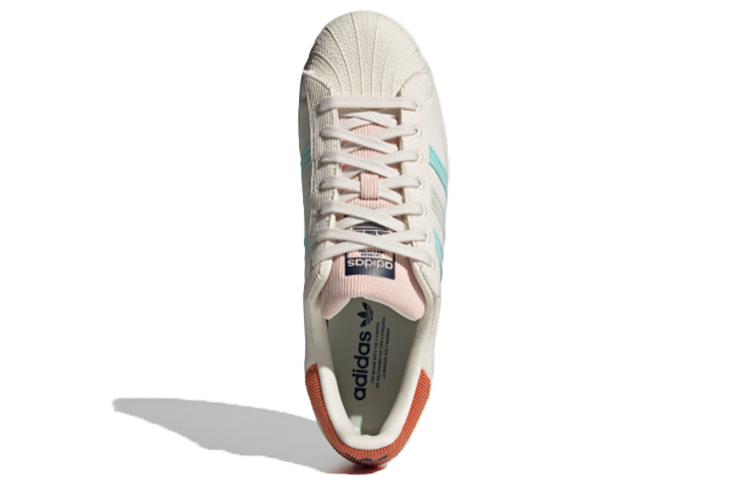 Кеды adidas SUPERSTAR (бежево-красные) — фото 5