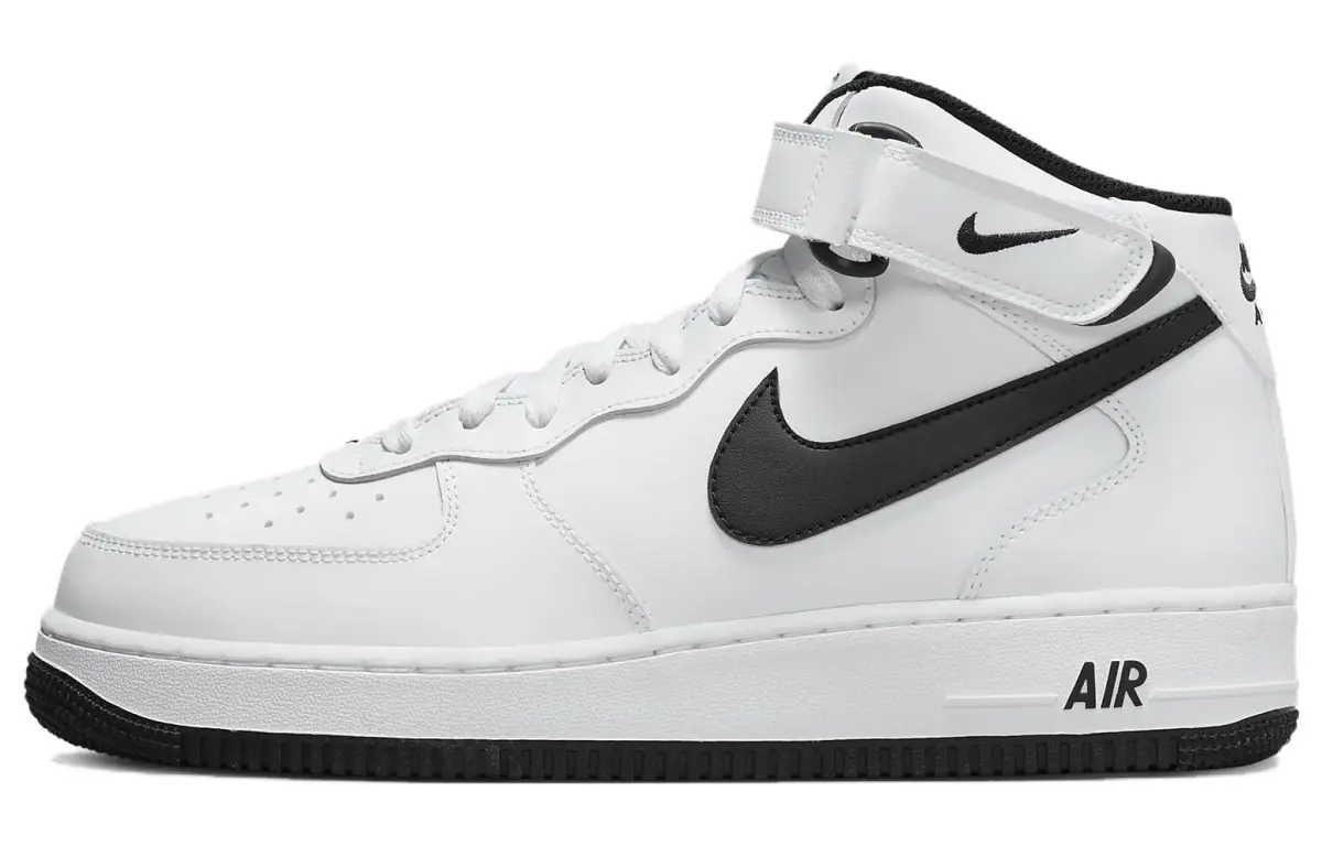 Nike Air Force 1 Mid White Black 2023