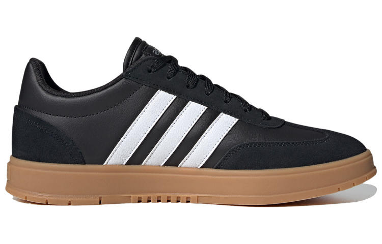 Кеды adidas neo Gradas (черно-бело-коричневые) — Чёрный / белый / коричневый — фото 2