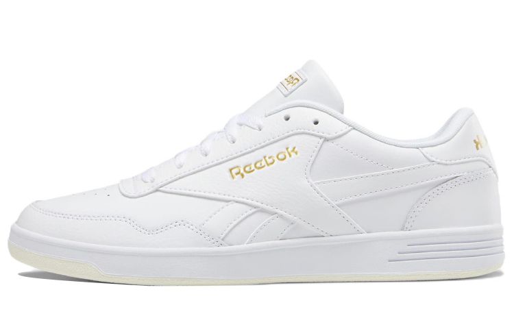 Reebok Royal Techque Skateboard Shoes Men's Low Top White/Gold