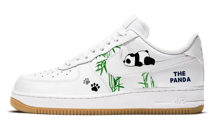 Nike Air Force 1 Skateboard Shoes Men's Low Top Green/White