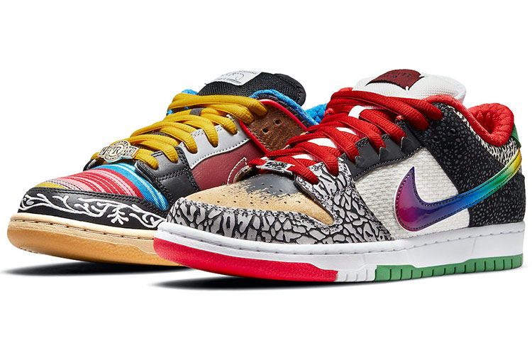 Кеды Nike Dunk SB Pro QS "What The Paul" (разноцветные) — фото 3