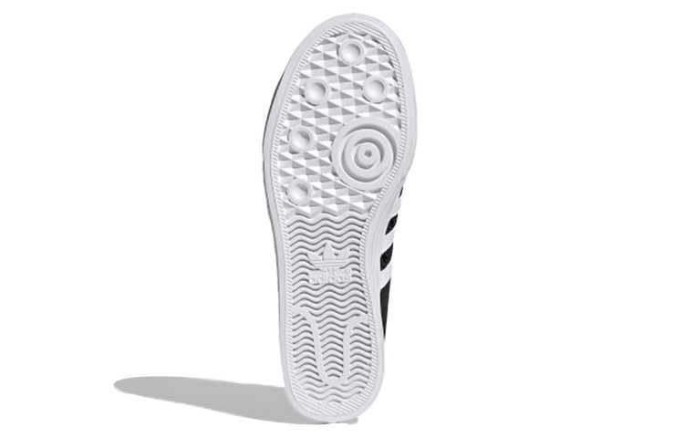 Кеды adidas originals Nizza Collapsible Lo (черно-белые) — фото 6
