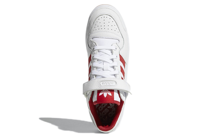 Кеды adidas originals FORUM Lo (бело-красные) — Белый / красный — фото 5