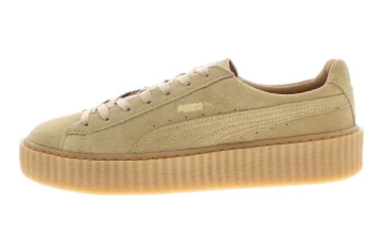 Кеды PUMA Suede Creeper Rihanna Fenty (бежевый) — фото 1