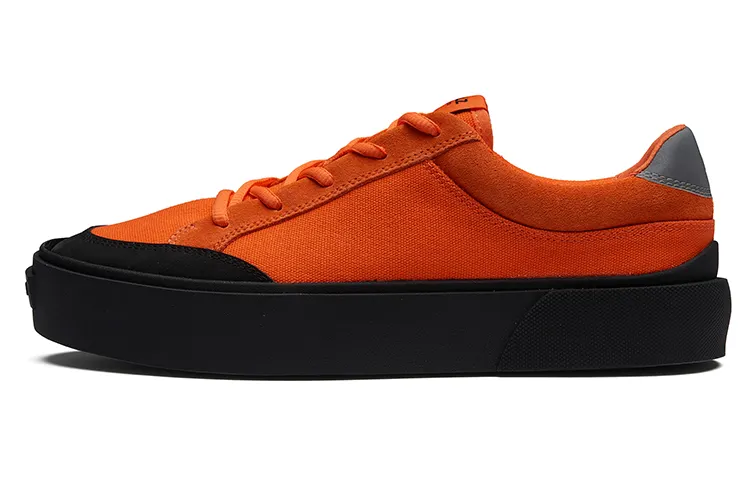 EQLZ EQUALIZER FaultFault 23 Lo Canvas Misprint Low top Skateboard Shoes Unisex Blood Orange