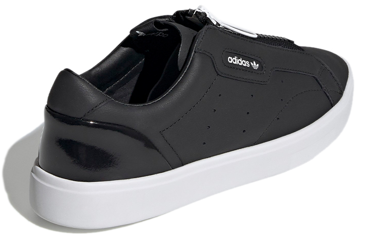 Женские кеды adidas originals Sleek Zip (черные) — фото 4