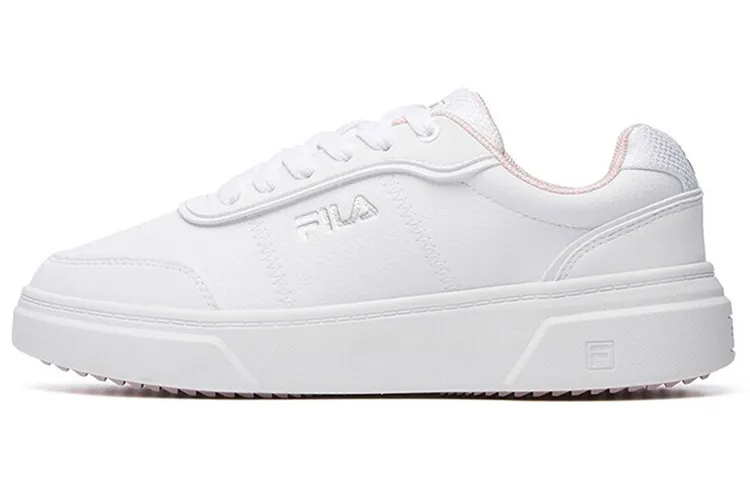 FILA Slip Resistant Abrasion Resistant Low top Skateboard Shoes Women's White