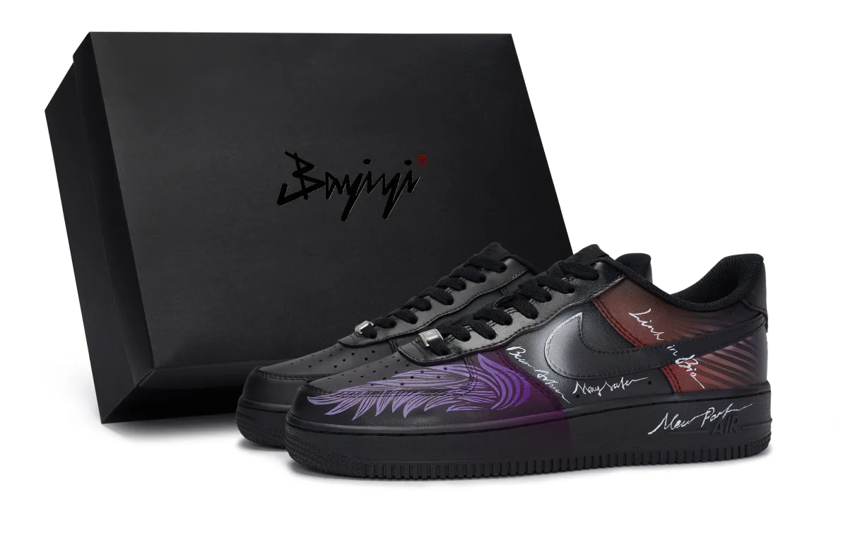 Nike Air Force 1 Slip Resistant Abrasion Resistant Slip Resistant Abrasion Resistant Low top Skateboard Shoes Unisex