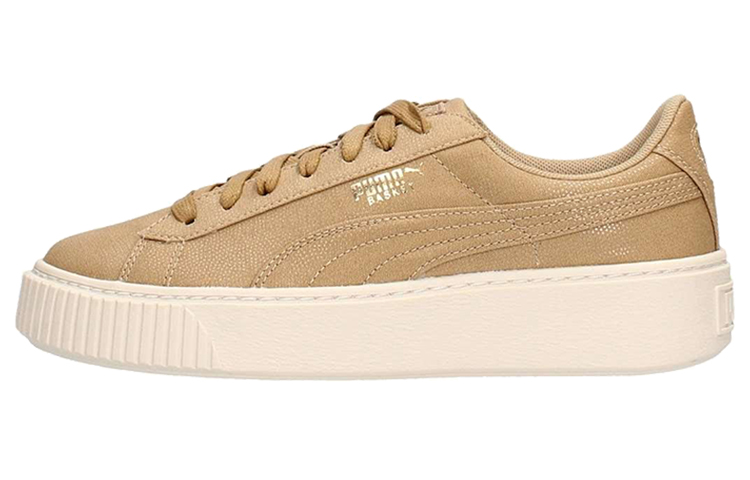 Кеды PUMA Basket Platform Cv (пшеничные)