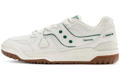 Saucony Cross 90 Comfortable Low top Skateboard Shoes Unisex Ecru