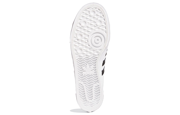 Кеды adidas originals NIZZA (черно-белые) — фото 6