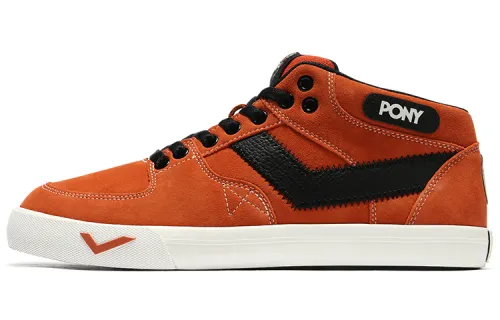 Pony Low top Skateboard Shoes Unisex Dark Orange
