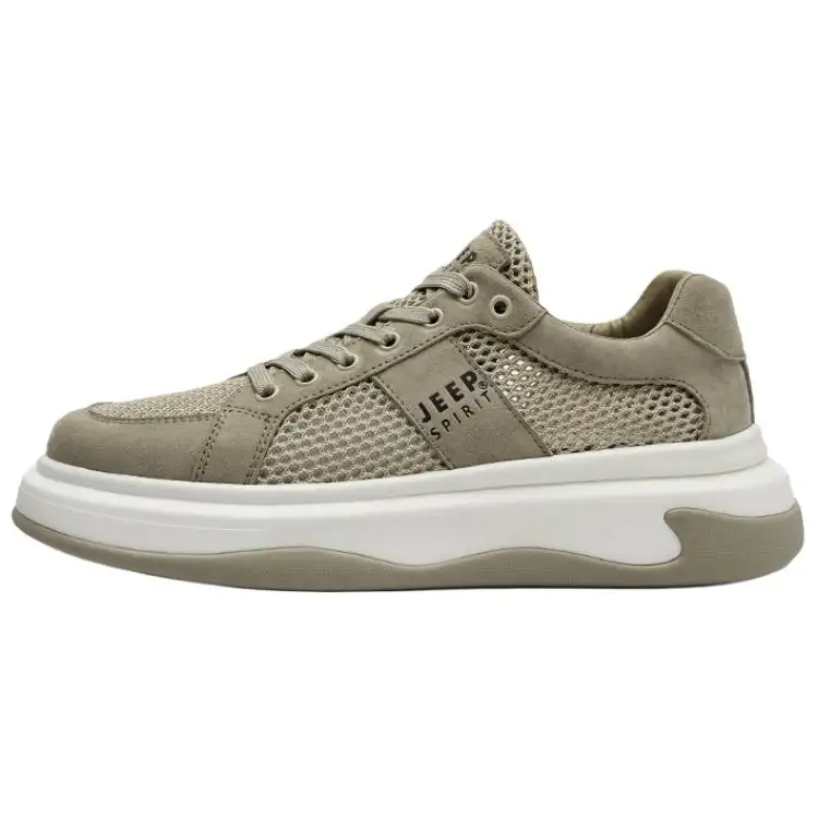 JEEP SPIRIT Lightweight Height Increasing Low top Skateboard Shoes Men's
