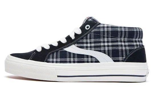 Vision Street Wear x Odd CIRKUS Astley Pro Mid top Skateboard Shoes Unisex Black White