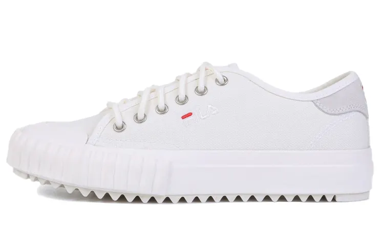 FILA Classic Kicks Skateboard Shoes Unisex Low Top White/Gray