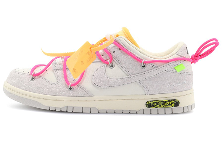 Кроссовки OFF-WHITE OFF-WHITE x Nike Dunk "The 50" NO.17 (серый / белый)