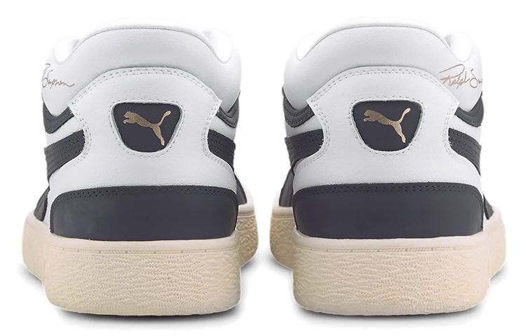 Кеды PUMA Ralph Sampson Demi OG (белые с темно-синим) — Белыйтёмно-синий — фото 4