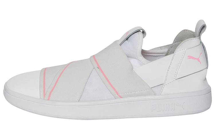 PUMA Smash V2 Slip On White/Pink