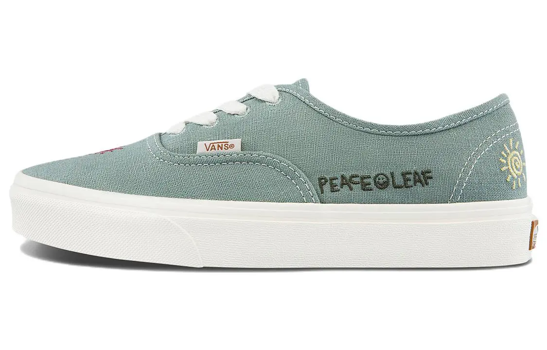 Vans Authentic Low Top Casual Skate Shoes Green Unisex