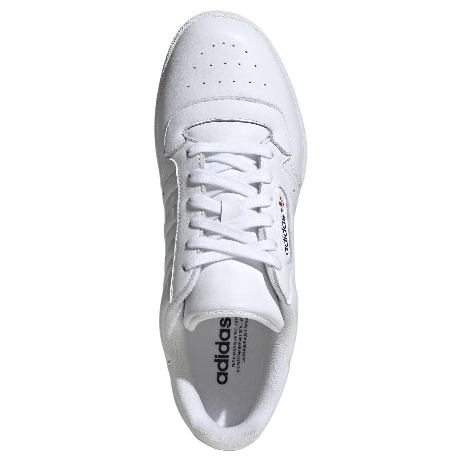 Мужские кеды adidas originals Yeezy Powerphase (белые) — Белый — фото 5