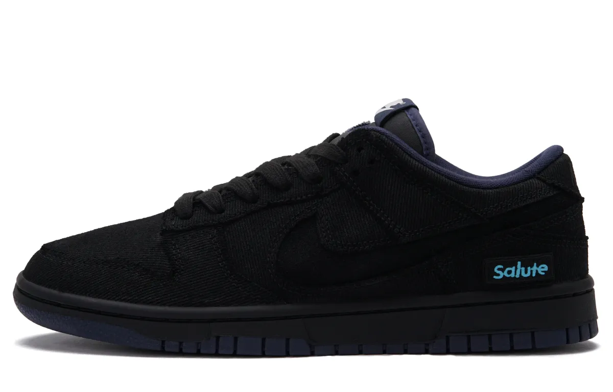 Nike Dunk Salute Ultra Low top Skateboard Shoes Men's Black