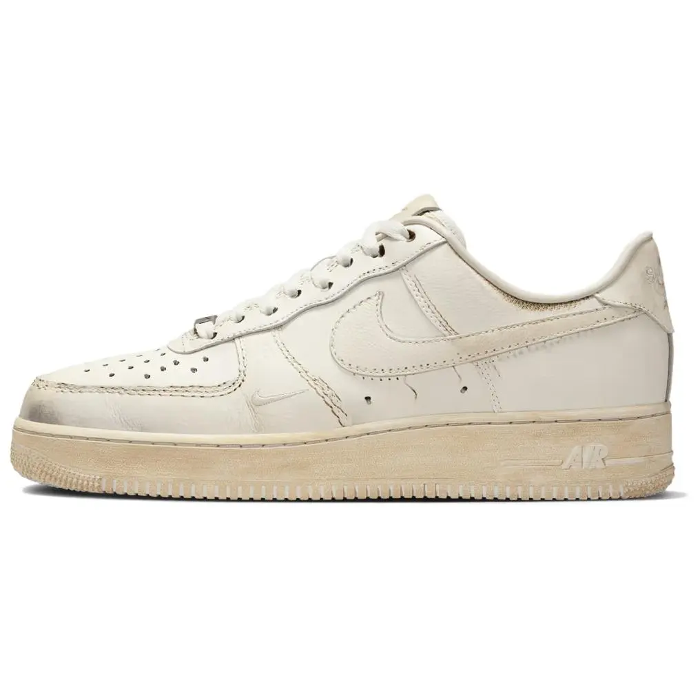 Nike Air Force 1 Low .SWOOSH Dirty Triple White