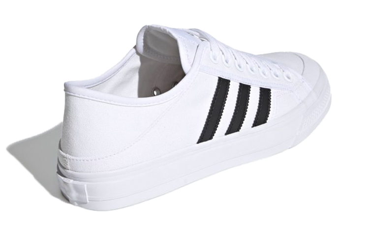 Кеды adidas originals NIZZA Collapsible Lo (бело-черный) — фото 4