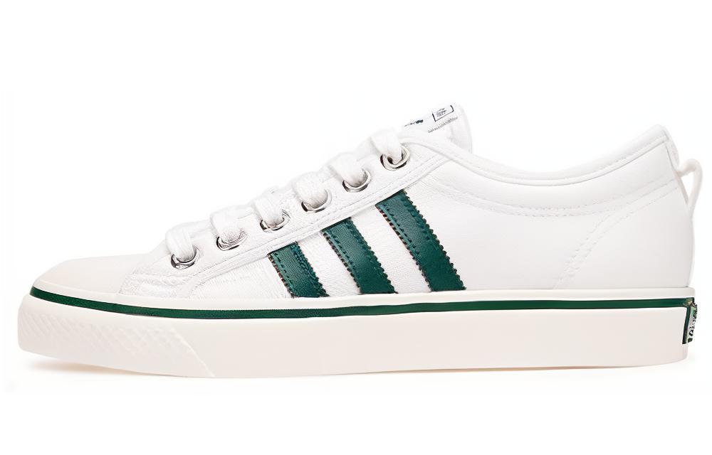 Кеды adidas originals Nizza (бело-зеленые)