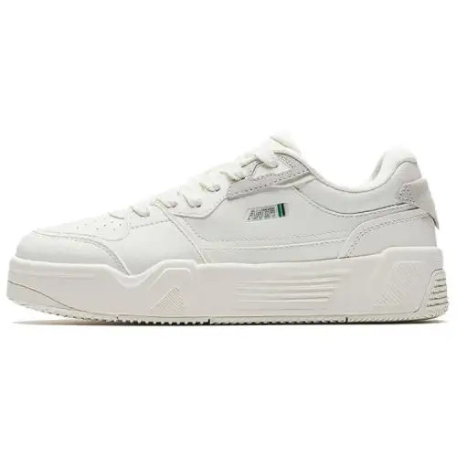 Anta C37 Series Slip Resistant Abrasion Resistant Low top Skateboard Shoes Women's Ivory White