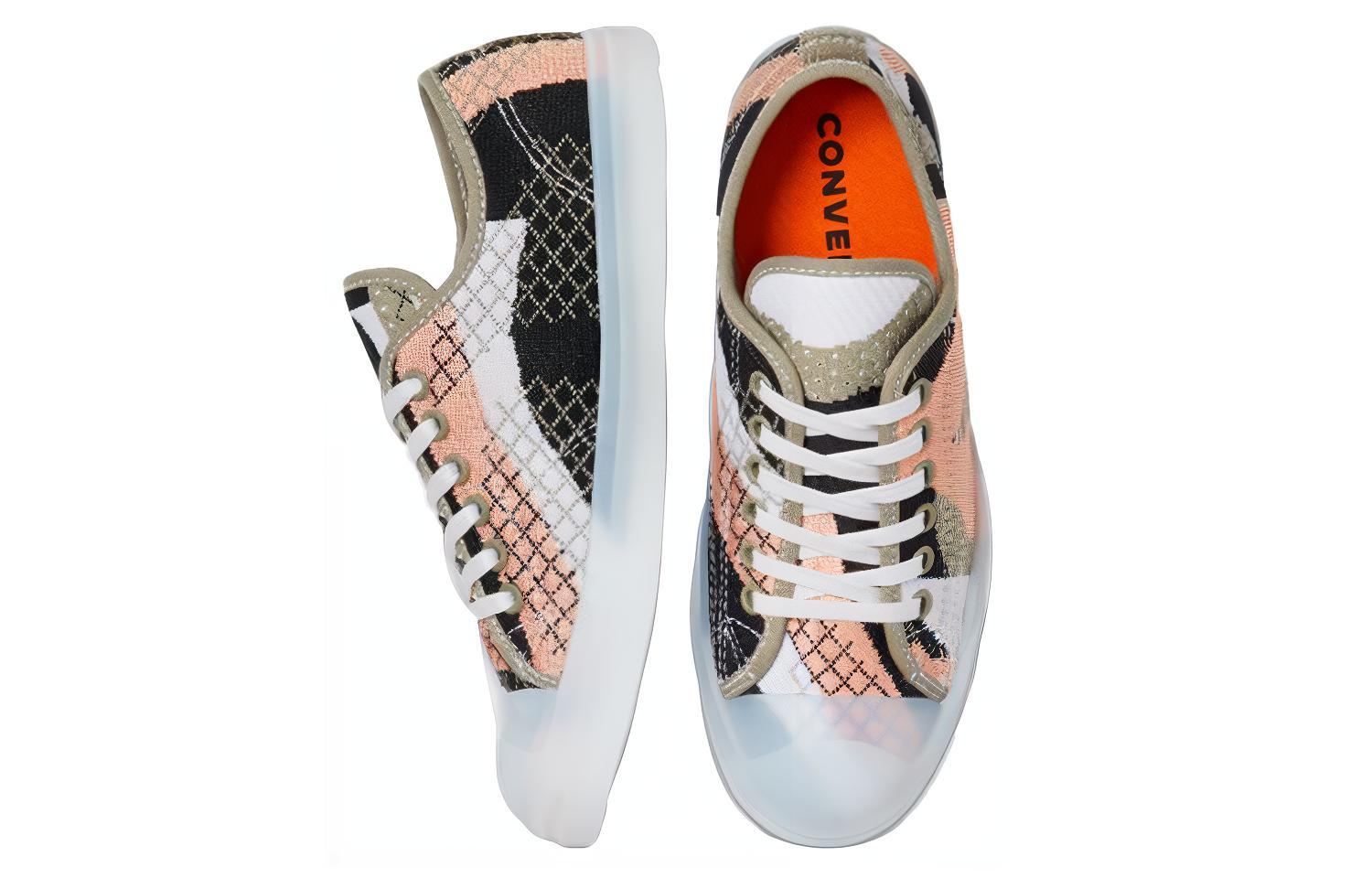 Унисекс кеды Converse Jack Purcell LP (черно-оранжевые) — Чёрный / оранжевый — фото 5