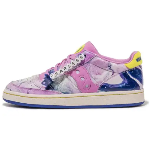 Saucony Skateboard Shoes Unisex Low Top Pink/Blue