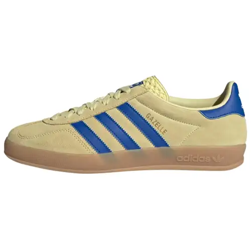 Gazelle Adidas Originals Indoor 'Powder Yellow Royal Blue'