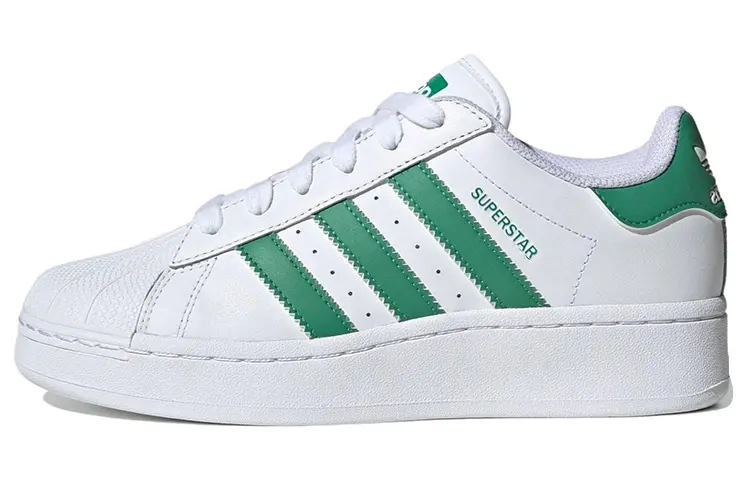 Superstar Wmns Adidas Originals Xlg 'White Semi Court Green' Women's