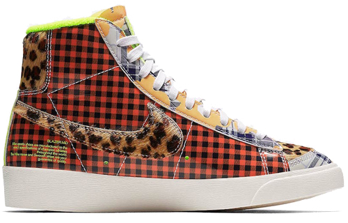 Кеды Nike Blazer 77 Gel Print OG (сине-бело-желтые) — фото 2