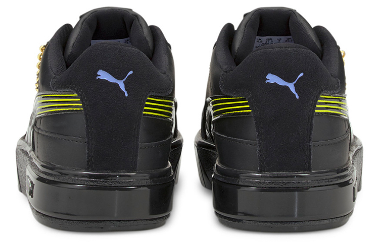 Женские кеды PUMA Cali Star Dark Dreams (черно-желтые) — Чёрный / жёлтый — фото 4