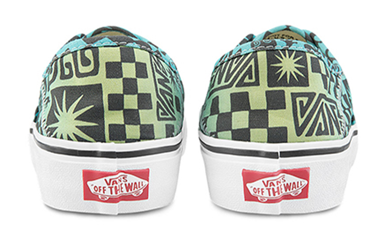 Кеды Vans Authentic (сине-черно-розовые) — фото 6