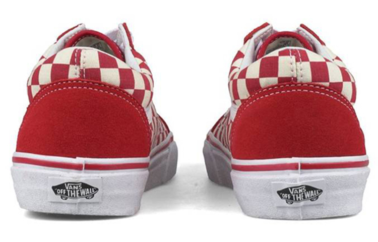 Кеды Vans Old Skool (красно-белые) — фото 4