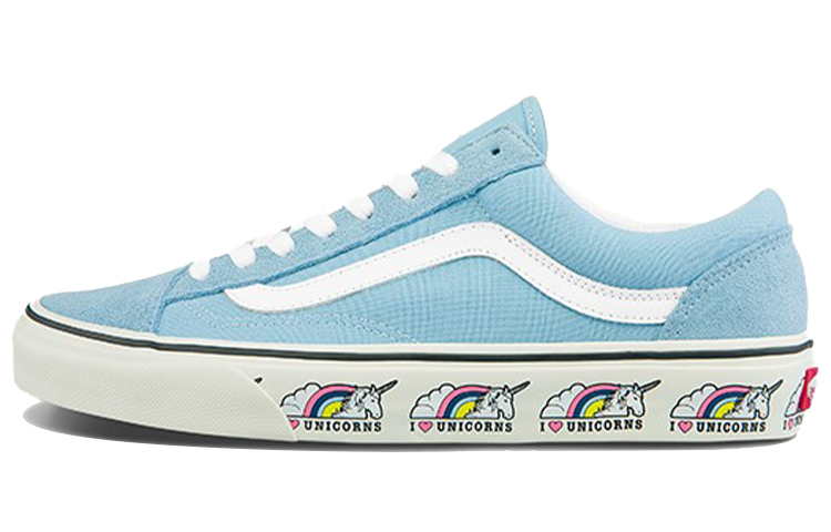 Vans Style 36 series unicorn low-top sneakers for men and women, blue
